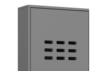 Haltekarr Garderobe 90x50 cm - Grå - Oppbevaring - Garderober & garderobesystem