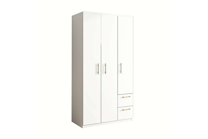 Hearst Garderobe 90x171,8 cm - Hvit - Oppbevaring - Garderober & garderobesystem