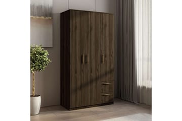 Hearst Garderobe 90x171,8 cm - Valnøtt - Oppbevaring - Garderober & garderobesystem