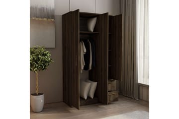 Hearst Garderobe 90x171,8 cm - Valnøtt - Oppbevaring - Garderober & garderobesystem