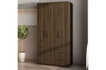 Hearst Garderobe 90x171,8 cm - Valnøtt - Oppbevaring - Garderober & garderobesystem