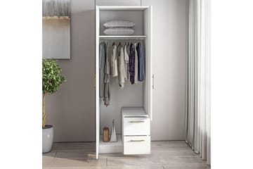 Hearst Garderobesskåp 60x171,8 cm - Hvit - Oppbevaring - Garderober & garderobesystem