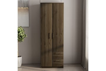 Hearst Garderobesskåp 60x171,8 cm - Valnøtt - Oppbevaring - Garderober & garderobesystem