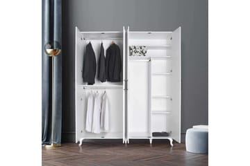 Hiora Garderobe 180x224 cm - Hvit - Oppbevaring - Garderober & garderobesystem