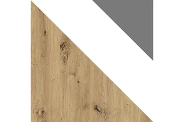 Nero Garderobe 87 cm - Natur/Hvit/Grå - Oppbevaring - Garderober & garderobesystem - Hjørnegarderobe