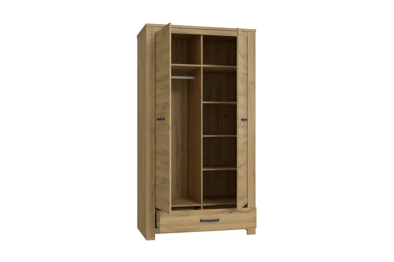 Hovencamp Garderobe 60x107 cm, Brun