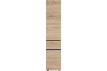 Hudnall Garderobe 38x35 cm Høy - Antrasitt/Hvit - Oppbevaring - Garderober & garderobesystem