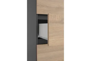 Hudnall Garderobe 38x35 cm Høy - Antrasitt/Hvit - Oppbevaring - Garderober & garderobesystem