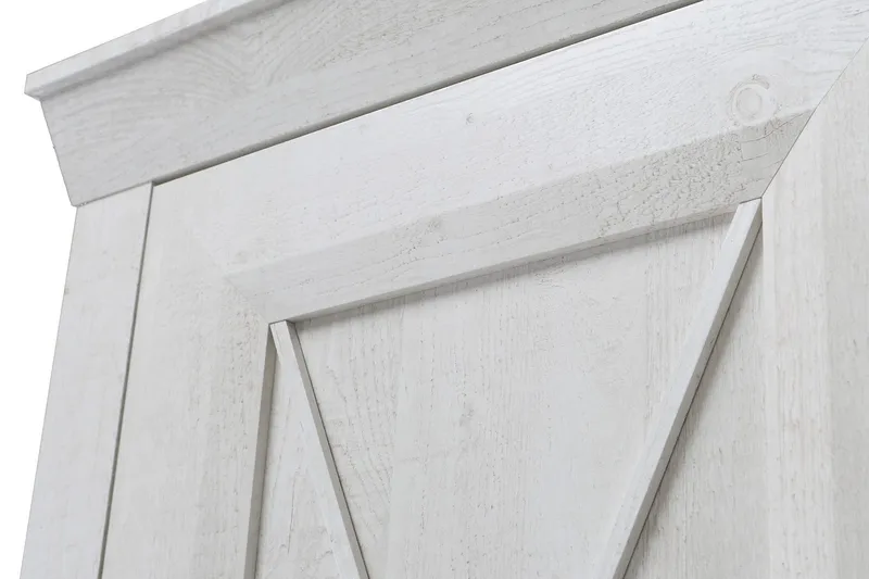 Hurlston Garderobe 255 cm - Hvit - Oppbevaring - Garderober & garderobesystem