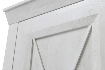 Hurlston Garderobe 255 cm - Hvit - Oppbevaring - Garderober & garderobesystem