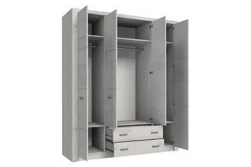 Indianapolis Garderobe 178x58x214 cm - Oppbevaring - Garderober & garderobesystem