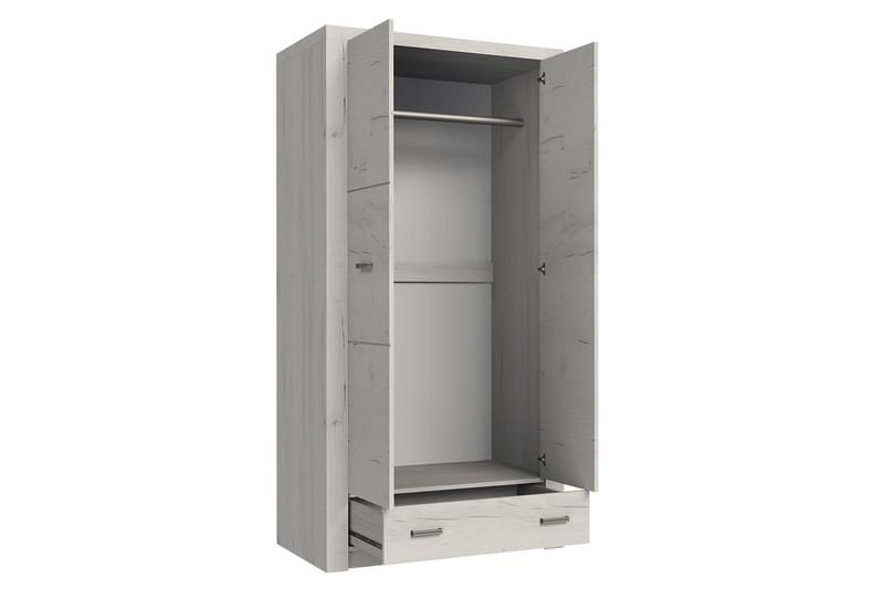 Indianapolis Garderobe 96x58x192 cm - Oppbevaring - Garderober & garderobesystem