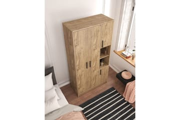 Iskral Garderobe 90x177 cm - Brun - Oppbevaring - Garderober & garderobesystem