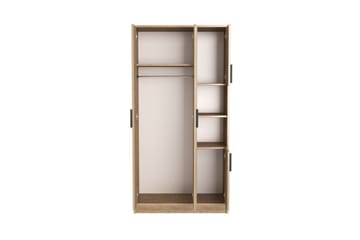 Iskral Garderobe 90x177 cm - Brun - Oppbevaring - Garderober & garderobesystem