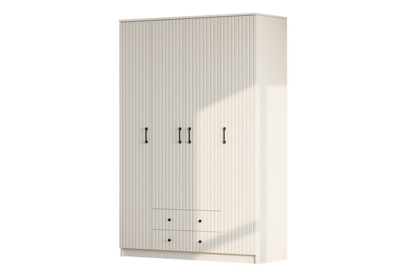 Ivon Garderobe 140x210 cm, Matt Hvit