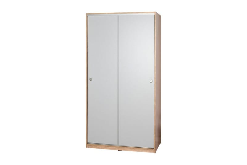 Jovel Garderobe 94x182 cm - Hvit/Korallrosa - Oppbevaring - Garderober & garderobesystem