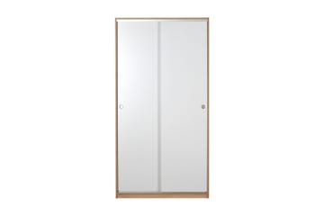 Jovel Garderobe 94x182 cm - Hvit/Korallrosa - Oppbevaring - Garderober & garderobesystem
