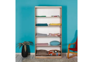 Jovel Garderobe 94x182 cm - Hvit/Korallrosa - Oppbevaring - Garderober & garderobesystem