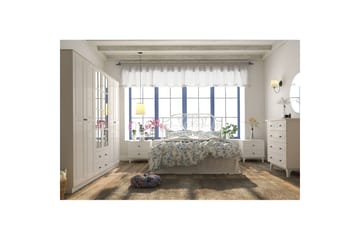 Jovric Garderobe 210x184 cm - Matt Hvit - Oppbevaring - Garderober & garderobesystem