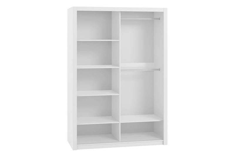 Julissa Garderobe 120 cm med Speil - Natur - Oppbevaring - Garderober & garderobesystem