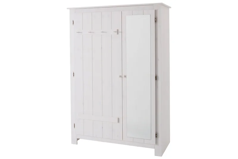 Kagomiel Garderobe m. Speil, Hvit