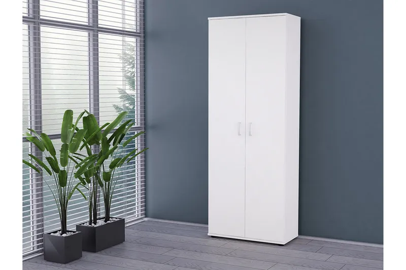Kelvy Garderobe 70x34 cm - Hvit - Oppbevaring - Garderober & garderobesystem