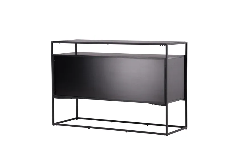 Kingsport Garderobe 120x80 cm - Svart - Oppbevaring - Oppbevaringsmøbler - Sideboard & skjenk
