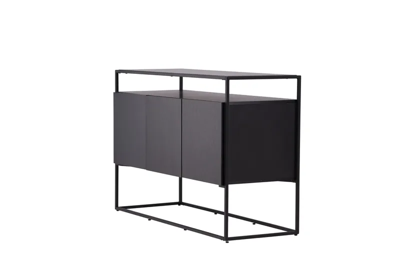 Kingsport Garderobe 120x80 cm - Svart - Oppbevaring - Oppbevaringsmøbler - Sideboard & skjenk
