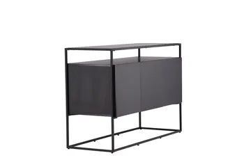 Kingsport Garderobe 120x80 cm - Svart - Oppbevaring - Oppbevaringsmøbler - Sideboard & skjenk