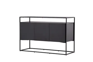Kingsport Garderobe 120x80 cm - Svart - Oppbevaring - Oppbevaringsmøbler - Sideboard & skjenk