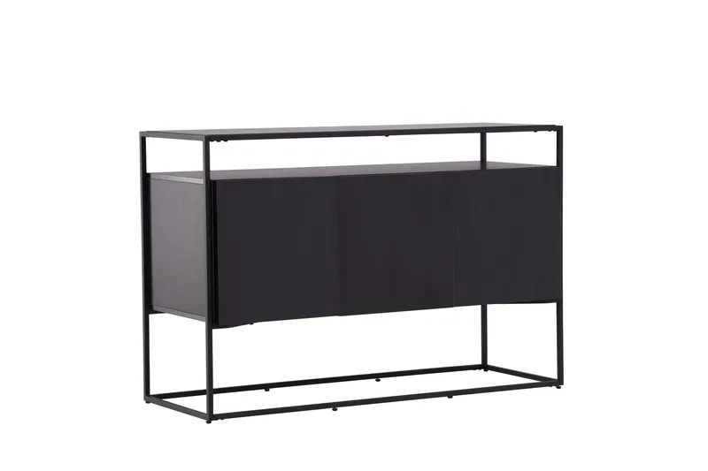 Kingsport Garderobe 120x80 cm - Svart - Oppbevaring - Oppbevaringsmøbler - Sideboard & skjenk