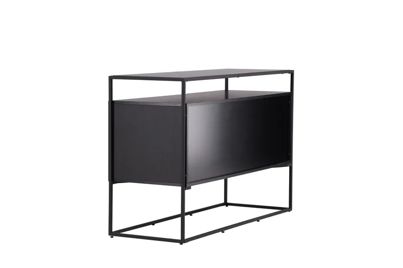 Kingsport Garderobe 120x80 cm - Svart - Oppbevaring - Oppbevaringsmøbler - Sideboard & skjenk