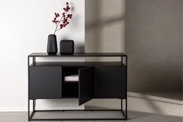 Kingsport Garderobe 120x80 cm - Svart - Oppbevaring - Oppbevaringsmøbler - Sideboard & skjenk