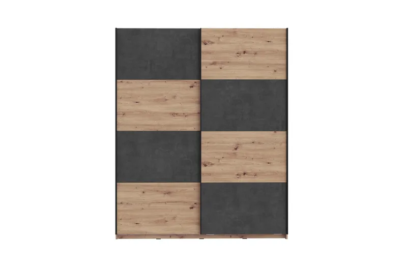 Kocherinovo Garderobe 62x171 cm - Brun/Grå - Oppbevaring - Garderober & garderobesystem