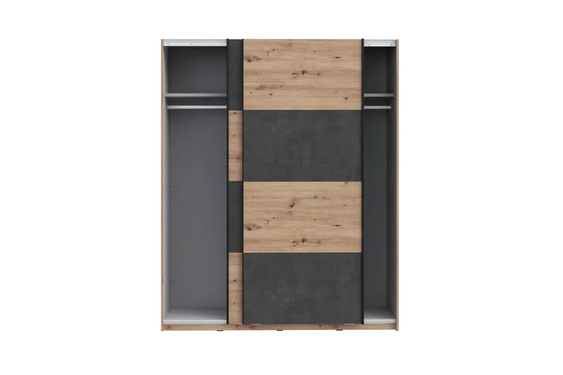 Kocherinovo Garderobe 62x171 cm - Brun/Grå - Oppbevaring - Garderober & garderobesystem