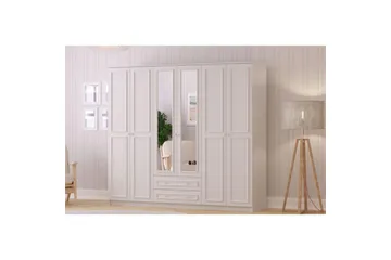 Kovric Garderobe 210x210 cm - Matt Hvit - Oppbevaring - Garderober & garderobesystem