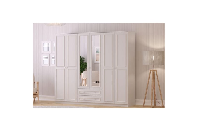 Kovric Garderobe 210x210 cm - Matt Hvit - Oppbevaring - Garderober & garderobesystem