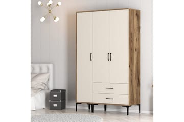 Kumsal Garderobe 120 cm - Cream - Oppbevaring - Garderober & garderobesystem