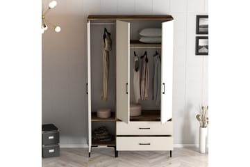 Kumsal Garderobe 120 cm - Cream - Oppbevaring - Garderober & garderobesystem