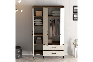 Kumsal Garderobe 120 cm - Cream - Oppbevaring - Garderober & garderobesystem
