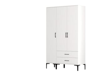 Kumsal Garderobe 120 cm - Hvit - Oppbevaring - Garderober & garderobesystem