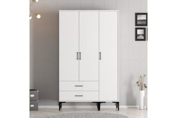 Kumsal Garderobe 120 cm - Hvit - Oppbevaring - Garderober & garderobesystem