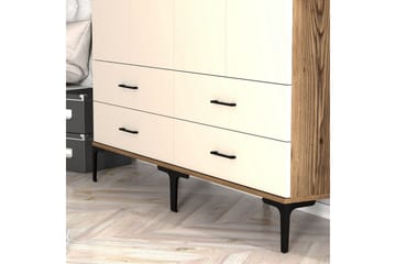 Kumsal Garderobe 160 cm - Cream - Oppbevaring - Garderober & garderobesystem