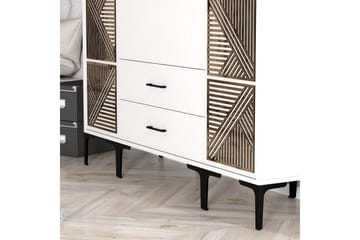 Kumsal Garderobe 160 cm - Hvit - Oppbevaring - Garderober & garderobesystem