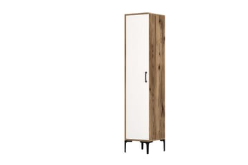 Kumsal Garderobe 40 cm - Valnøtt/Hvit - Oppbevaring - Garderober & garderobesystem