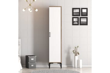 Kumsal Garderobe 40 cm - Valnøtt/Hvit - Oppbevaring - Garderober & garderobesystem