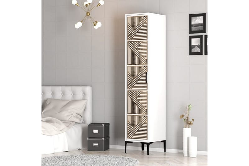 Kumsal Garderobe 40x47,5 cm - Hvit - Oppbevaring - Garderober & garderobesystem