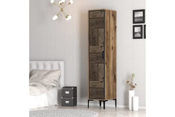 Kumsal Garderobe 40x47,5 cm - Valnøtt/Antrasitt - Oppbevaring - Garderober & garderobesystem