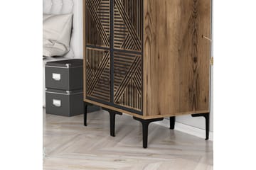 Kumsal Garderobe 80 cm - Antrasitt - Oppbevaring - Garderober & garderobesystem