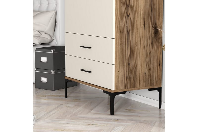 Kumsal Garderobe 80 cm - Cream - Oppbevaring - Garderober & garderobesystem